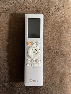 Midea White Air Conditioner Remote